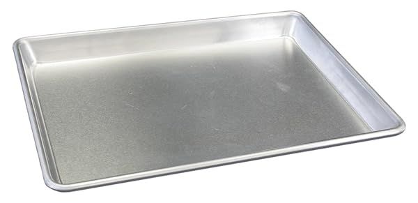 "Excellante 18" X 13" Half Size Aluminum Sheet Pan - Durable & Versatile Baking Essential"