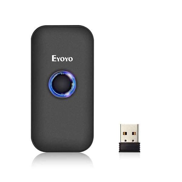 Eyoyo Mini 1D Bluetooth Barcode Scanner: 3-in-1 Wireless & Wired Reader for Windows, Android, iOS & Tablets