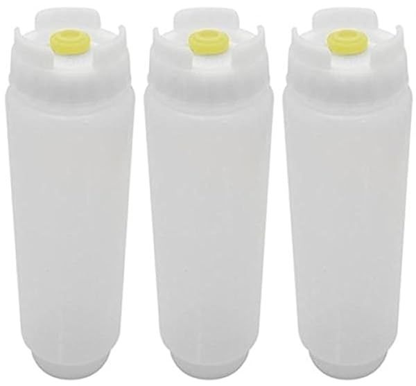 FIFO 16 oz Squeeze Bottle 3-Pack - Perfect for Easy Dispensing & Storage