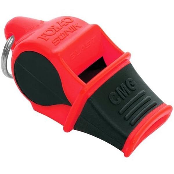 Buy FOX 40 Sonik Blast Whistle Red/Black (15A7) - Loud, Durable & Perfect for Sports!