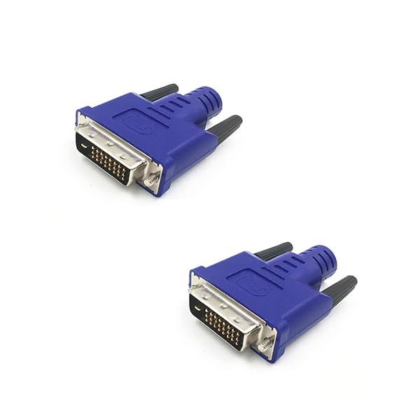 FUERAN DVI Graphics Card Dummy Plug Adapter - 2560x1600@60Hz, 2 Pack for Headless GPU Display Detection