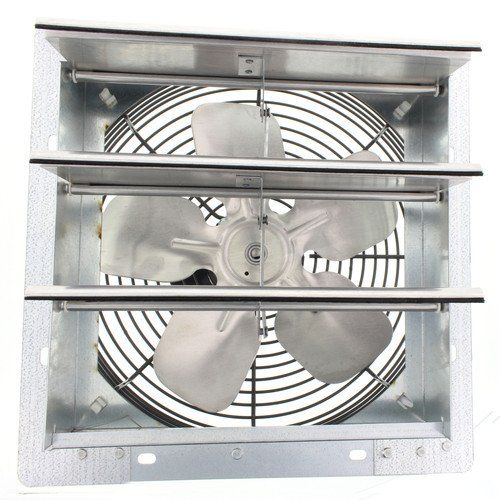 "Fantech 2SHE0721 Axial Wall Shutter Fan - 1/30 HP, 115V, Direct Drive, 7" TEFC for Efficient Ventilation"