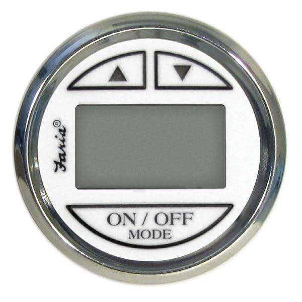 Faria Ches SS White In-Hull Transducer: Best Depth Sounder for Accurate Readings