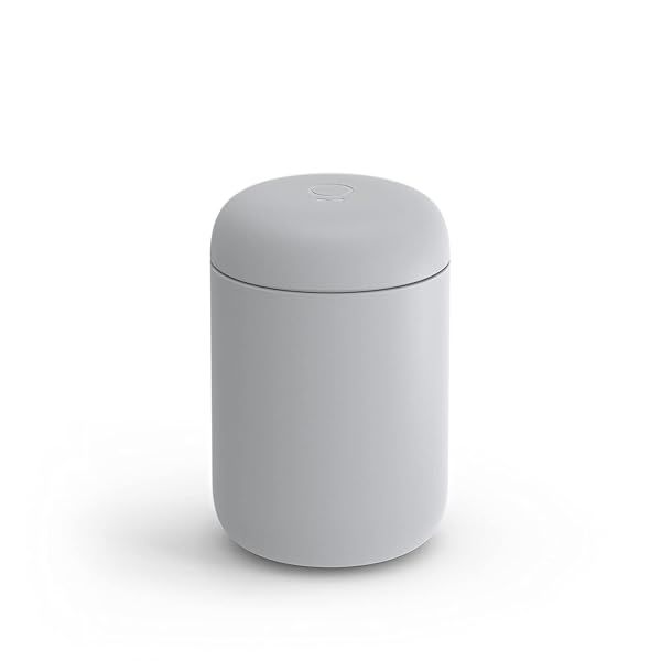 Fellow 12 oz Carter Wide Travel Mug: Insulated Stainless Steel Coffee & Tea Tumbler in Matte Grey