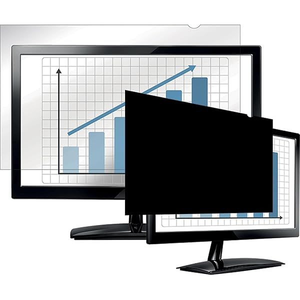 Fellowes PrivaScreen 24-Inch Privacy Filter for Widescreen Monitors - Enhance Security & Reduce Glare