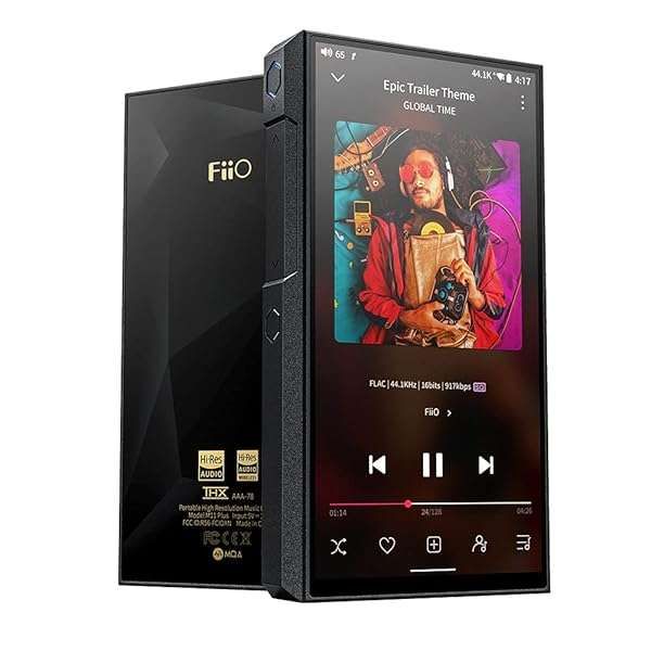FiiO M11Plus: High-Res Android MP3/MP4 Player with Bluetooth 5.0 & 1000hrs Standby for Home & Car Audio