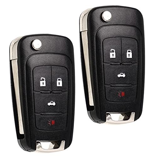 Chevy Key Fob Remote Replacement for Cruze, Equinox, Camaro, Impala, Malibu & More (2010-2019) - Keyless Entry Solutions