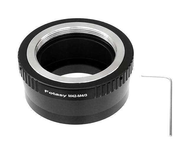 Fotasy M42 to M43 Adapter: Compatible with Olympus & Panasonic Cameras for Enhanced Photography