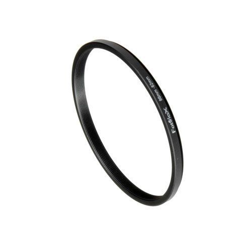 Fotodiox 86mm to 82mm Metal Step Down Ring - Anodized Black for Superior Durability