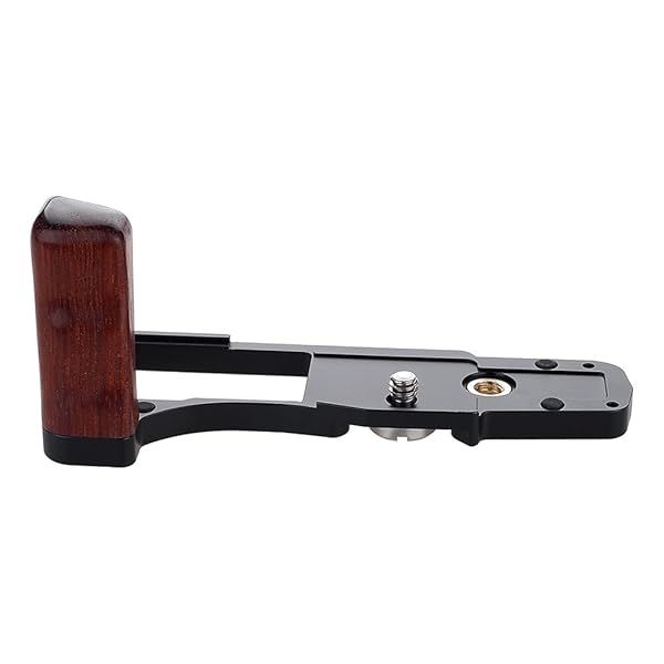 Fotodiox Pro Deluxe Metal Hand Grip for Olympus OM-D E-M10 Mark III - Enhanced Control & Battery Access