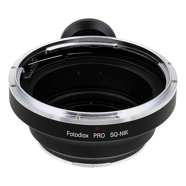 Fotodiox Pro Lens Mount Adapter: Bronica SQ to Nikon F-Mount for SLR/DSLR Cameras