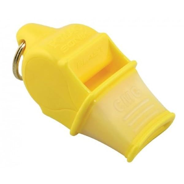 Buy Fox 40 Sonik Blast CMG Whistle with Break Away Lanyard - Yellow | Best Price & Fast Shipping