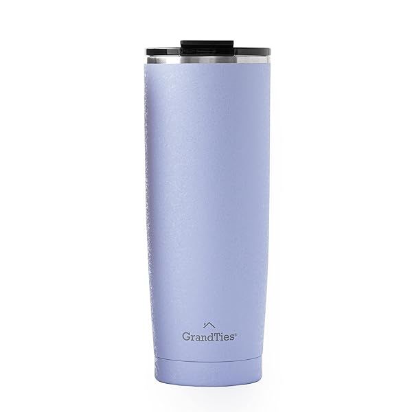 GRANDTIES 20oz Insulated Coffee Tumbler | Leak Proof, Double Walled Stainless Steel Travel Mug for Hot & Cold Drinks