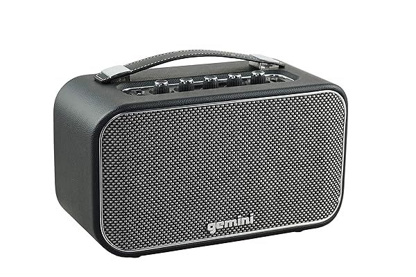 Gemini GTR300 Portable Bluetooth Speaker - Powerful Battery & Sleek Black Design