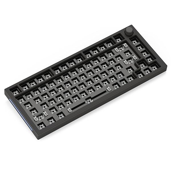 Glorious Modular Mechanical Gaming Keyboard 75% - Barebones & Pre-Built Options in Black & White