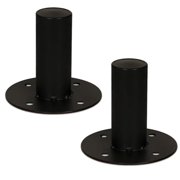 Goldwood TH44 Speaker Stand Top Hat 2 Cabinet Pole Mount - Black | Durable & Stylish Audio Solution