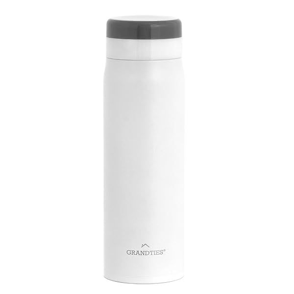 GrandTies 20oz Insulated Travel Water Bottle with Strainer - Keep Drinks Hot or Cold, Perfect for Men & Women