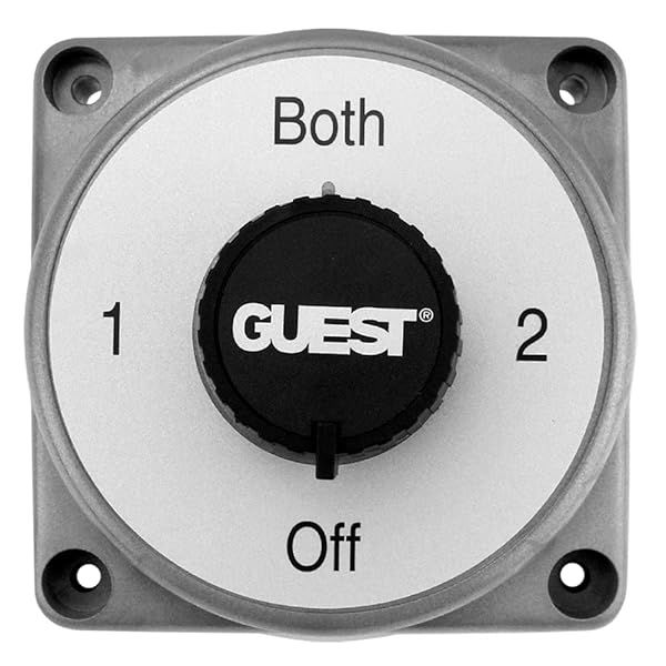 Guest 2300A Diesel Power Marine Boat Battery Selector Switch - Reliable Performance & Easy Installation