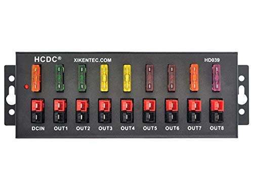 Buy HCDC 1 in 8 Out 40Amp Power Splitter Distributor Module - High-Quality Connector Strip