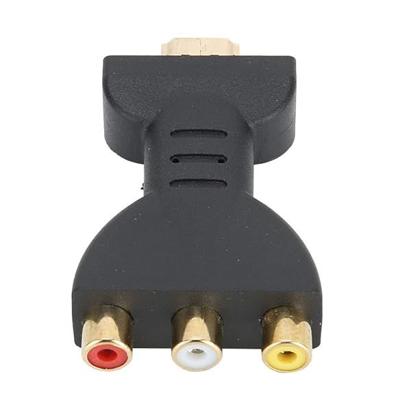 HDMI to AV Adapter: 1080P RGB Component Converter for Audio & Video Sync