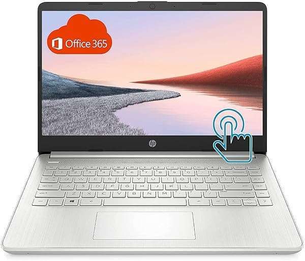 "HP Premium 14" HD Touchscreen Laptop 2021 | AMD Athlon, 16GB RAM, 192GB SSD, Long Battery, Win 10 & Microsoft 365"