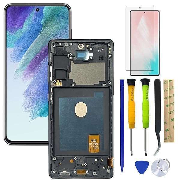 "HQB-STAR Galaxy S20 FE 5G OLED Screen Replacement - 6.5" LCD Touch Digitizer for SM-G781U1/DS with Frame & Tools"