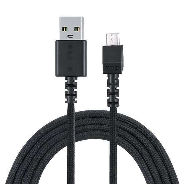 HUYUN USB Charging Cable for Razer Naga Pro, DeathAdder V2, Basilisk & Viper Ultimate - Perfect for Cyberpunk 2077 Gaming!