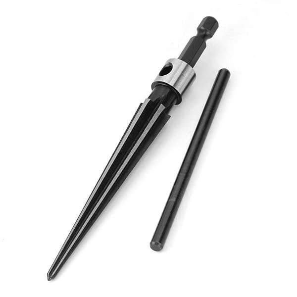 "Premium Hand Reamer Tool: T Shape Tapered Hex for Bridge Pin Holes (1/8"-1/2" / 3-13mm) - Perfect for Precision Drilling"