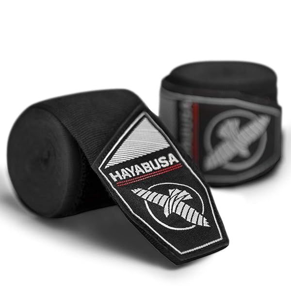 Hayabusa Boxing Hand Wraps 4.0 - Perfect Stretch for Men & Women, 180 Inches, Black