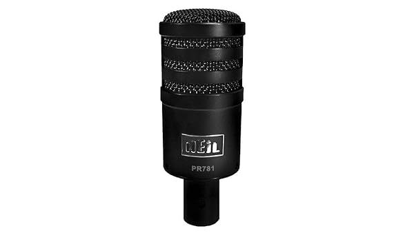 Heil Sound PR-781 Dynamic Studio Microphone for Podcasting & Tranceivers - Original Black ProLine Performance