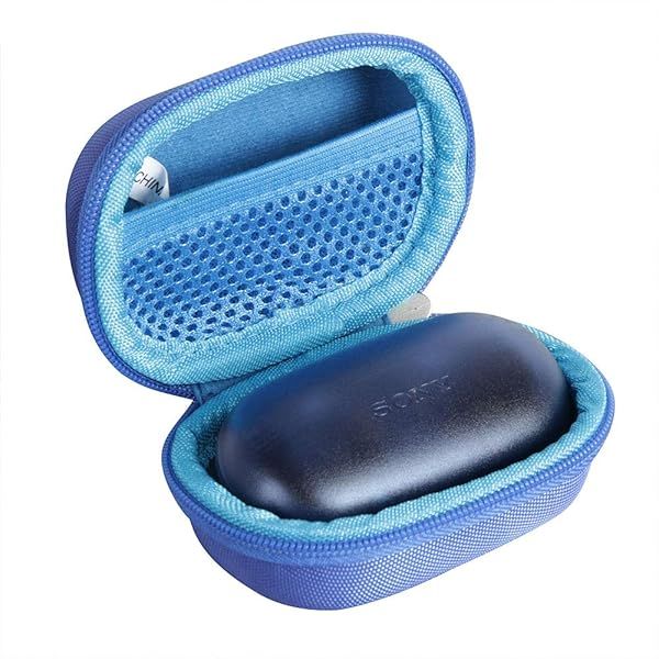 Buy Hermitshell Travel Case for Sony WF-XB700 Extra BASS Earbuds - Durable & Stylish Protection (Blue)