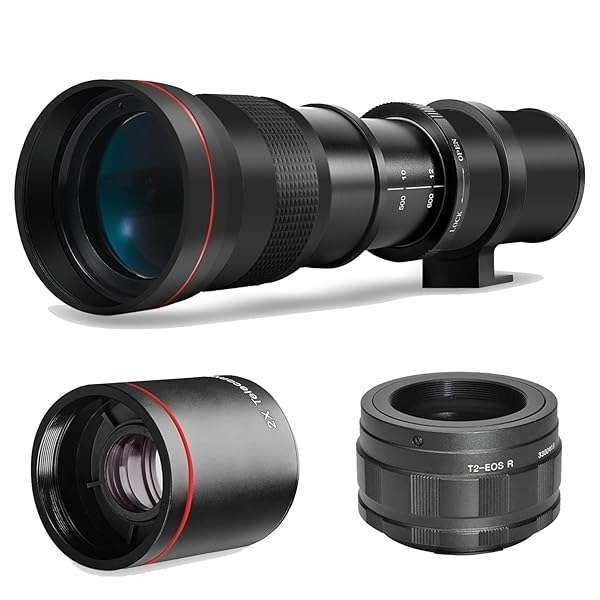 High-Power 420-1600mm f/8.3 Telephoto Zoom Lens for Canon EOS R Series Cameras