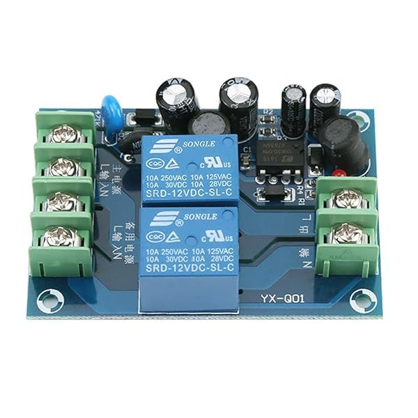 Hilitand YX-Q01 Backup Battery Switching Module: 2-Way Power Switcher AC 85-240V, 10A Automatic Controller
