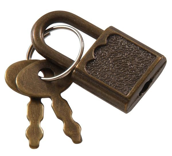 Buy Hillman 853016 Antique Brass Padlock - Durable Security Solution for Home & Office