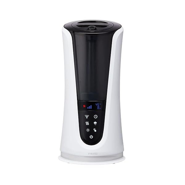Top Homedics Ultrasonic Humidifier: Cool & Warm Mist for Bedroom, Office & Plants - 5 Settings, Essential Oil Pads, Timer