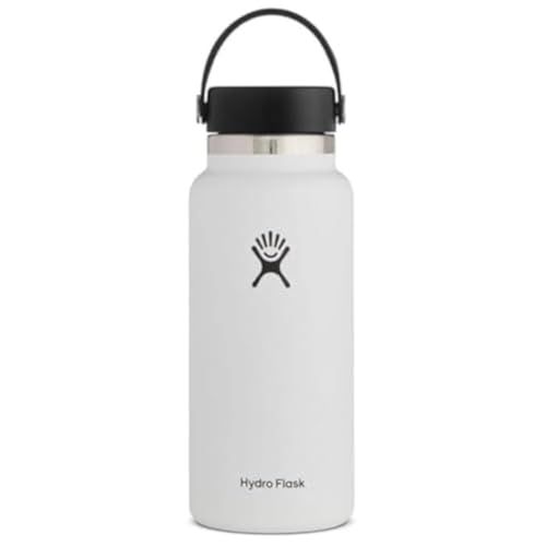 Hydro Flask Wide Flex Cap White 32 Oz - Durable, Leak-Proof & Stylish Water Bottle Accessory