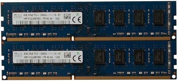 Buy Hynix 16GB DDR3 PC3-12800 Desktop Memory Kit (2x8GB) - Unbuffered, Non-ECC, 240-Pin DIMM