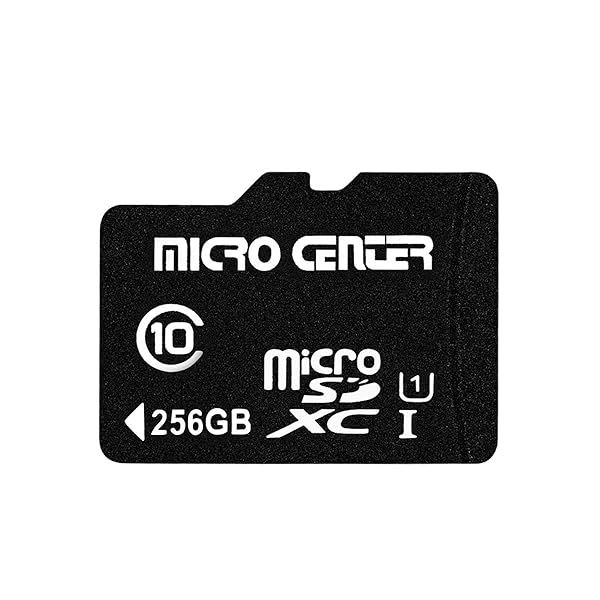 INLAND 256GB MicroSDXC Card with Adapter - Fast 80MB/s UHS-I for Phones, Tablets, Drones & Full HD Video