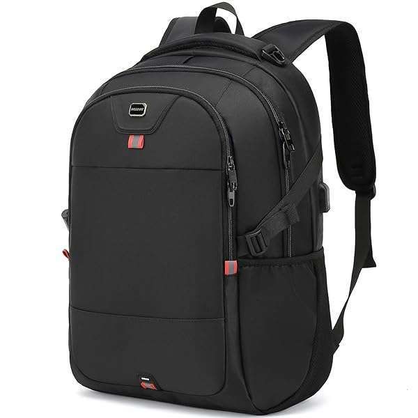 "INSAVANT 15.6" Water-Resistant Laptop Backpack - Durable Anti-Theft Daypack with USB Port | Perfect Gift for Men & Women"
