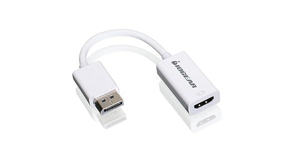 IOGEAR DisplayPort to HDMI Adapter - DVI 1.0, 1.65Gbps - GDPHDW6 for High-Quality Video Connection