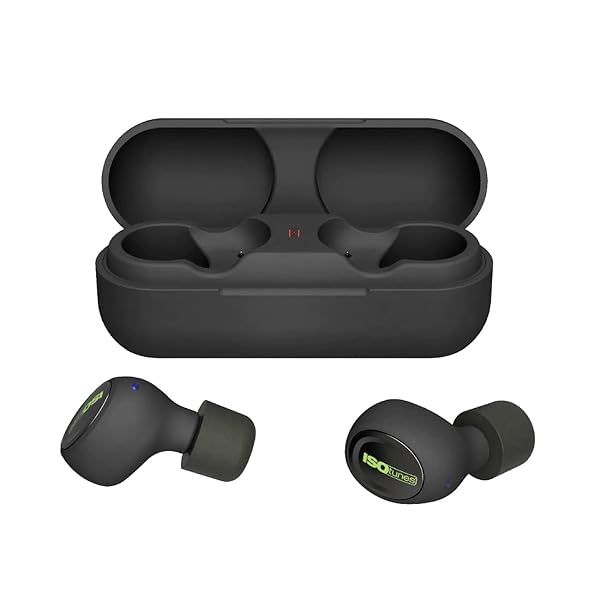 ISOtunes Free 2.0: OSHA Compliant True Wireless Earbuds with 25 dB Noise Reduction & 22-Hour Battery Life