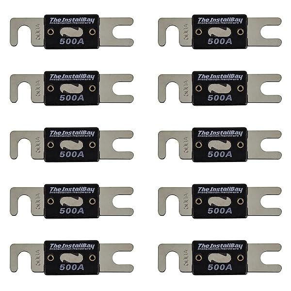 Buy InstallBay ANL 500 Amp Fuse - Pack of 10 for Reliable Circuit Protection