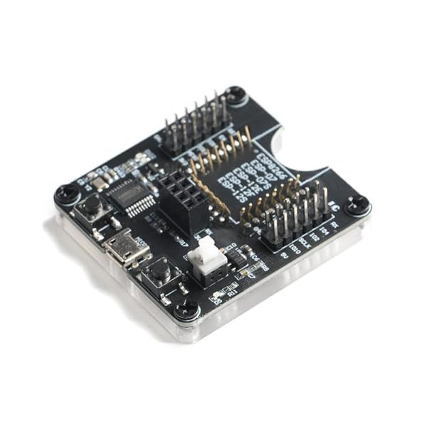 JESSINIE ESP8266 Burner Development Board Test Frame Module Downloader Support for ESP-12F ESP-07S ESP-12E ESP-01S ESP12S ESP-01 Flash Download Tool Test Board Code Burner