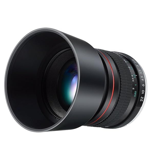 JINTU 85mm F1.8 EF Mount Lens for Canon EOS: Perfect Manual Portrait Lens for T7I, T8i, 5D IV & More