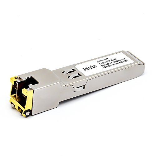 Jeirdus 1000Base-T Copper SFP Transceiver for Netgear AGM734 - 100m, RJ45 Connector