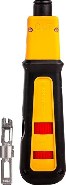 Jonard Tools EPD-914116: Manual Punchdown Tool with Steel 66 & 110 Blade for Efficient Punchdown Blocks