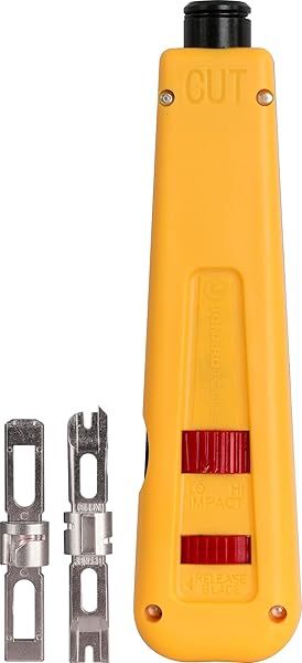 Jonard Tools EPD-91461 Manual Punchdown Tool with 66 & 110 Blades for Efficient Punchdown Block Connections