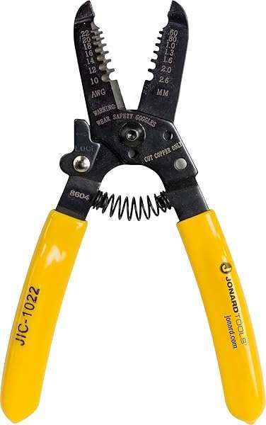 Jonard Tools JIC-1022 10-22 AWG Wire Stripper and Cutter, 6-3/4" Length