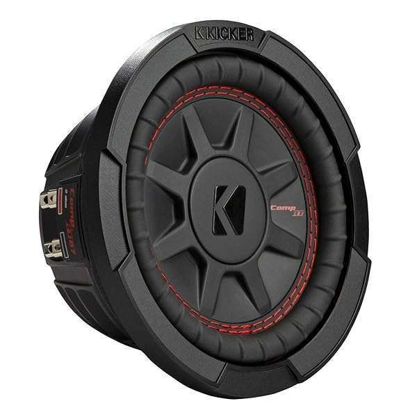 "Buy KICKER CompRT 6.75" Subwoofer - DVC, 4-Ohm, RoHS Compliant for Powerful Sound"