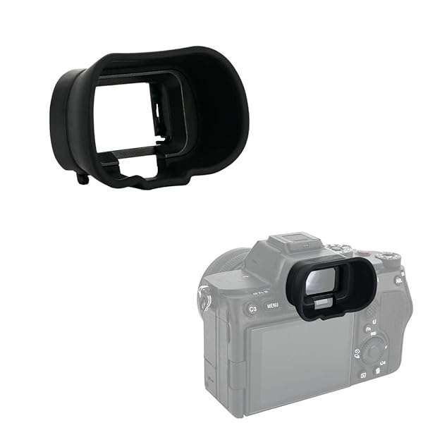 Soft FDA-EP19L Eyecup for Sony A7RV, A7R5, A7IV, A7S3, A9III - Upgrade Your Viewfinder with Silicone Comfort